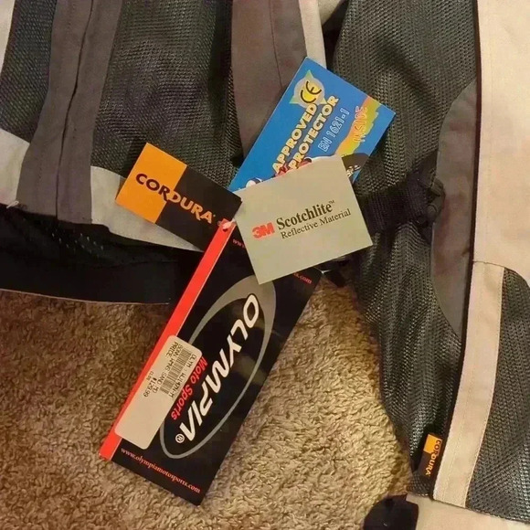 Olympia Motorsports Gray and White Women's Jacket, medium - Picture 13 of 13